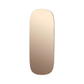Modern Full-Length Oval Mirror with Rose Gold Frame