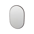 Elegant Oval Wall Mirror with Black Frame**