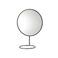 Stylish Round Table Mirror with Minimalist Stand